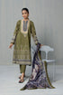 Womens Unstitched Volume 5 Green 3 Piece